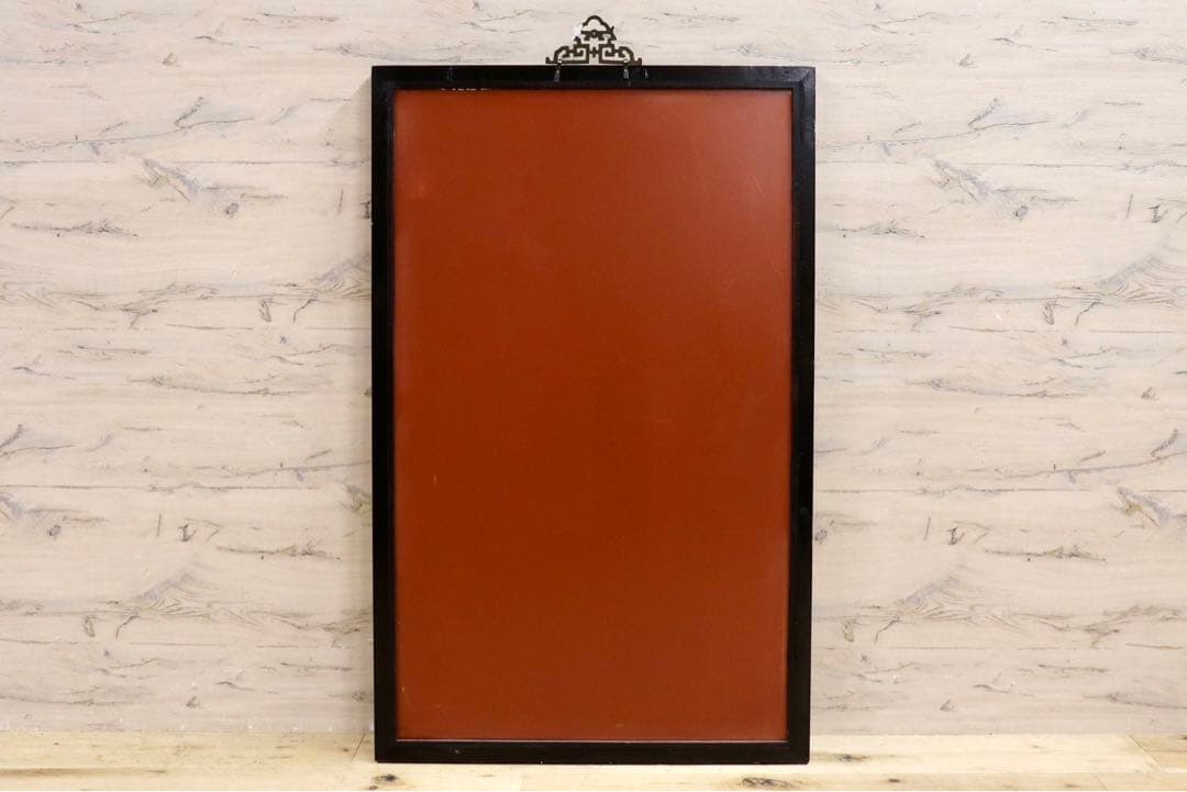 GMHK836H○中国アンティーク ウォールミラー 木製 古材 鏡 壁掛けミラー