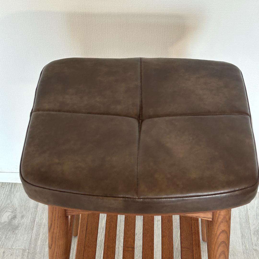 ハイスツール 天然木 北欧 キッチンスツール カウンターチェア 910A9