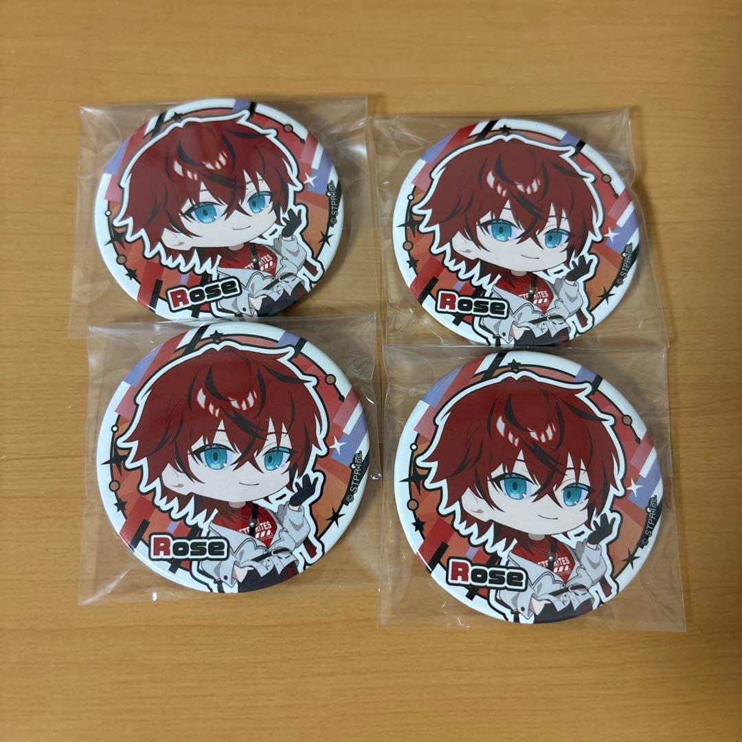 めておら ロゼくん First 1MPACT 缶バッジ 夏ビジュ デフォ 4個 - メルカリ
