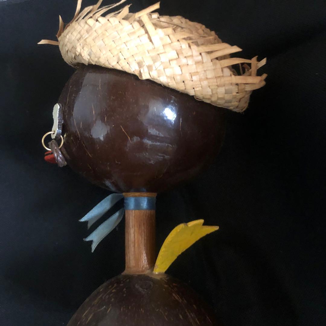 ヤシの木　小物入れ付置き物　HAWAII アジアン　　アンティーク　レトロ