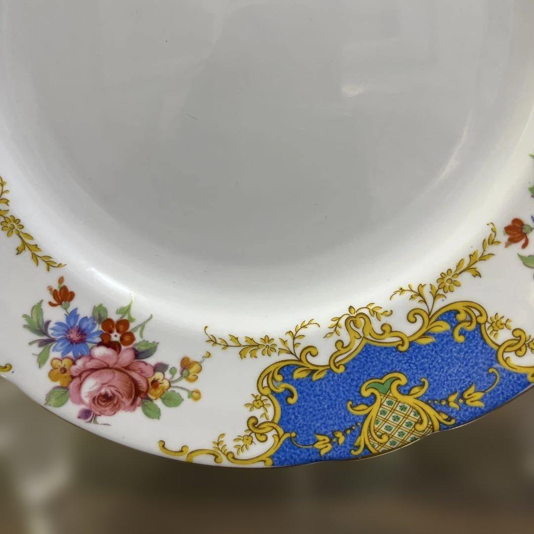 イギリスアンティーク　WINDSORの皿とミルクピッチャーのセット