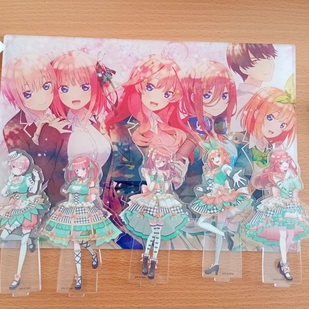 五等分の花嫁一花 二乃三玖四葉五月アクリルパネル アクリルスタンド