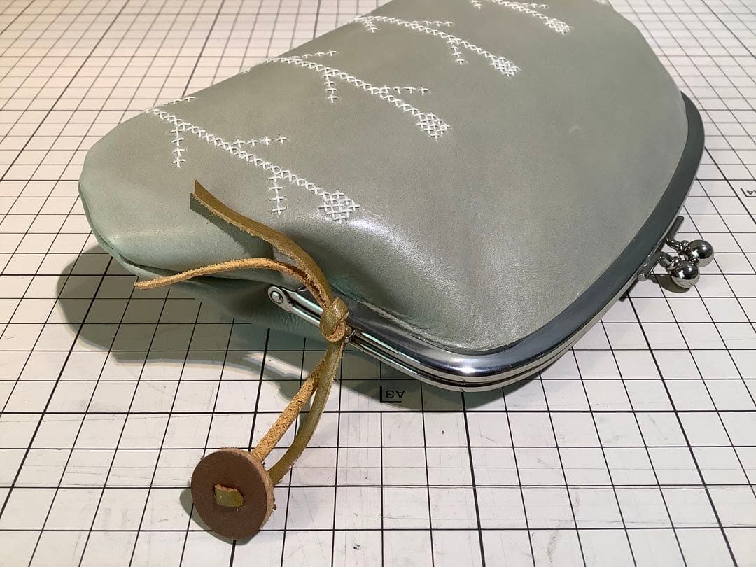 革財布(作家ものがま口)