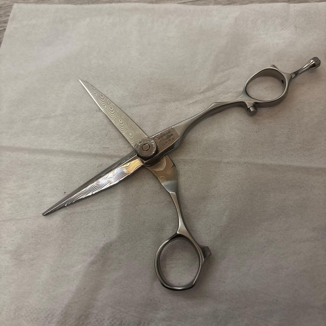 ダマスカス鋼 mizutaniカットシザー 箱あり最終値下げ