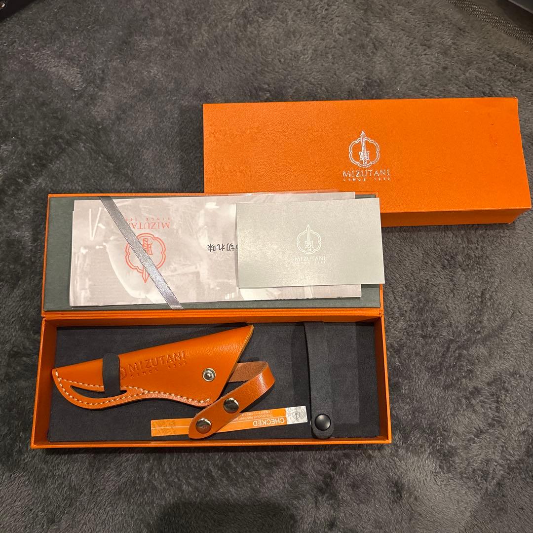 ダマスカス鋼 mizutaniカットシザー 箱あり最終値下げ