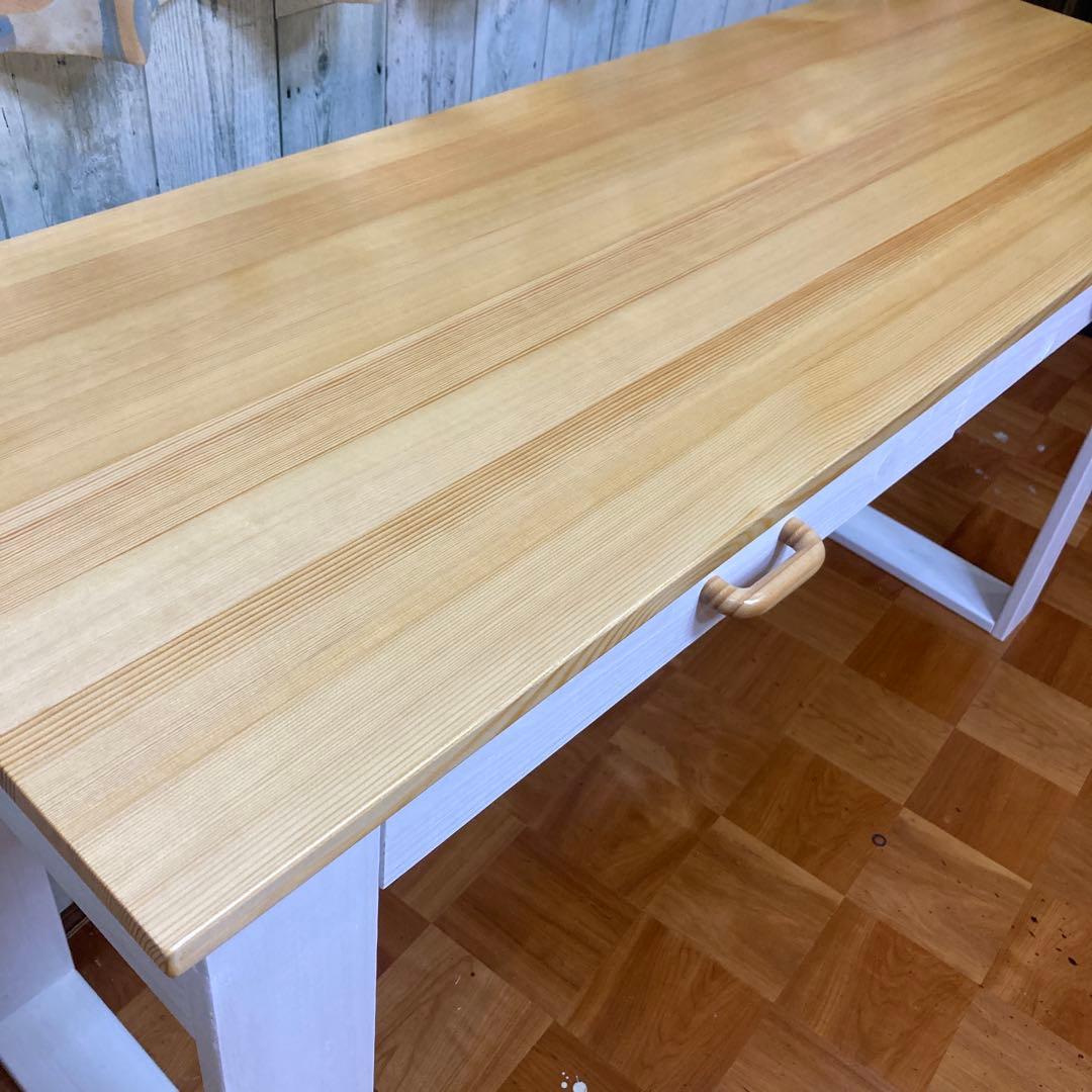 机 テーブル カウンター 幅130cm パイン集成材