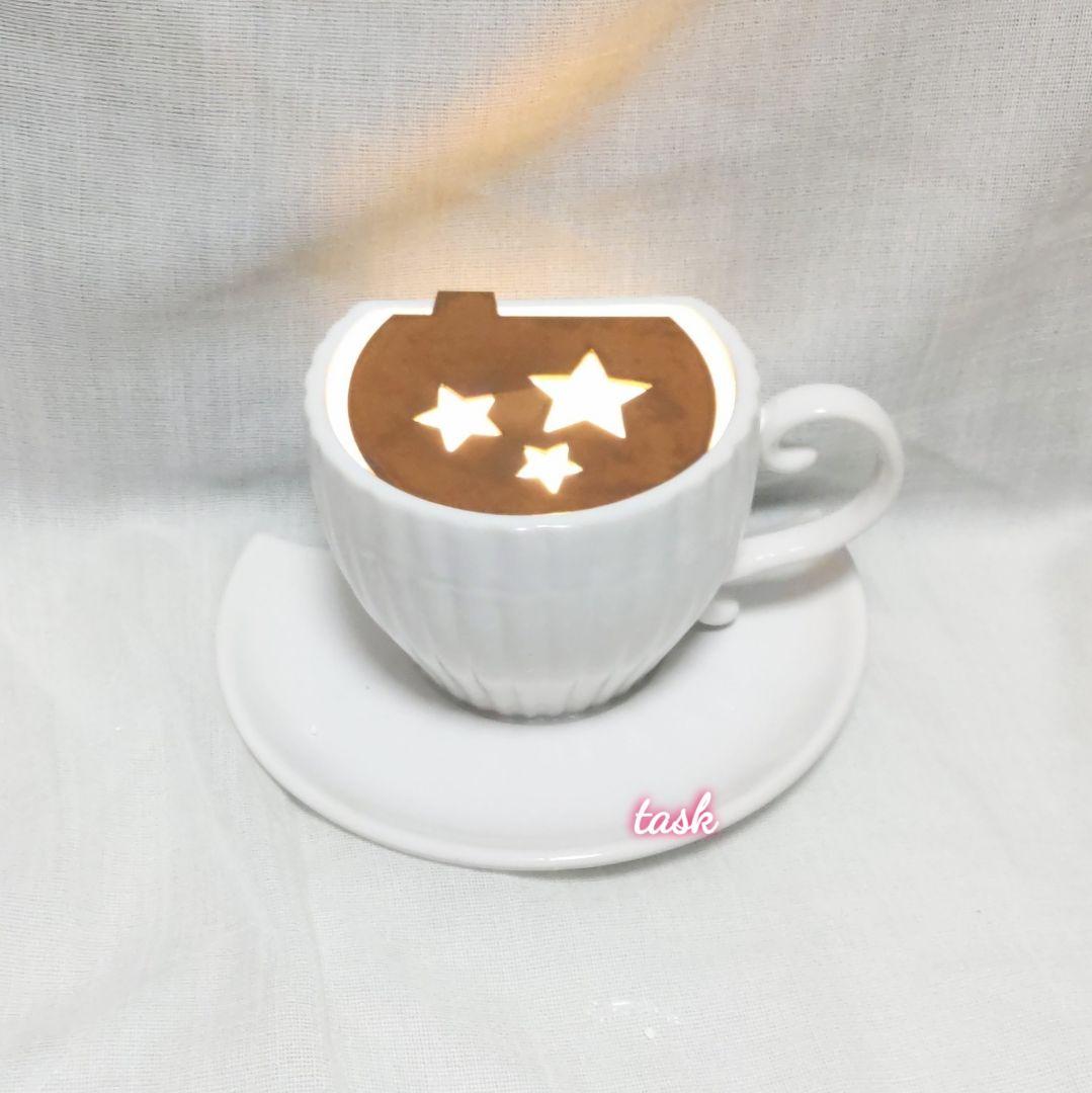 未使用　フランフラン　ティータイムランプ　ピンク　ホワイト　2点セット