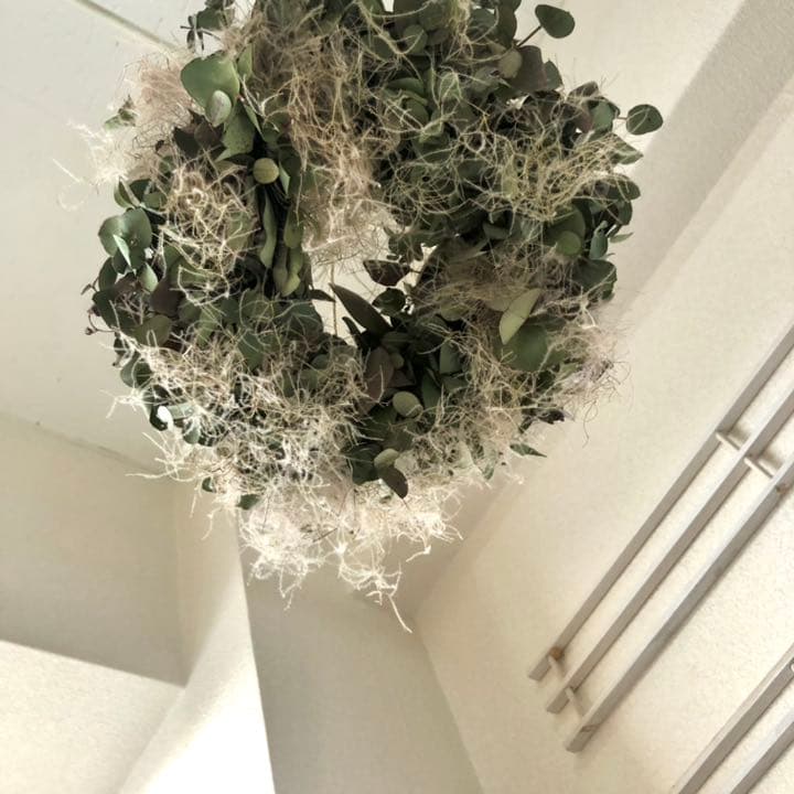 ユーカリとスモークツリーフライングリース