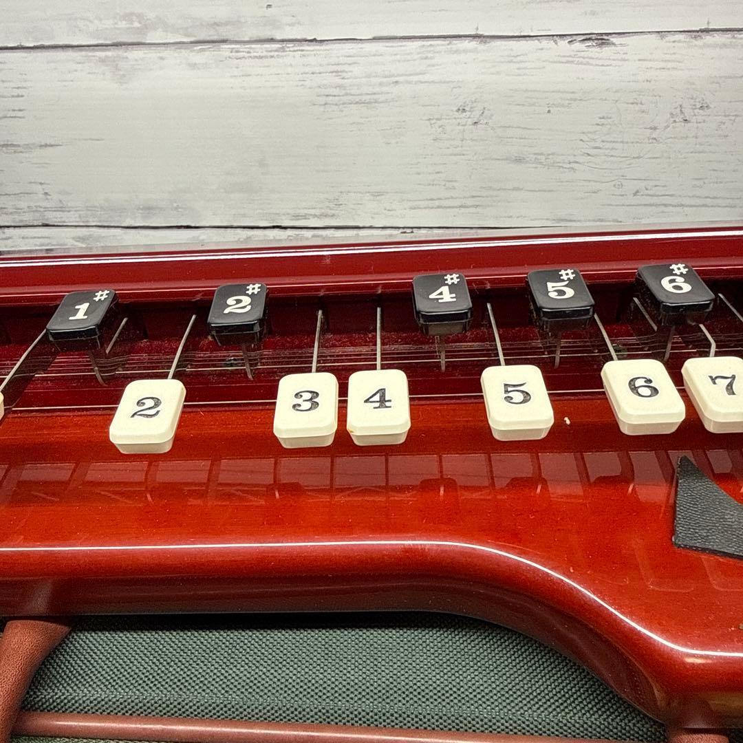 電気大正琴 ケース付き 蘭 鈴木楽器製作所 SUZUKI 【動作未確認ジャンク】