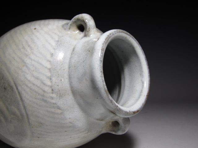 島岡達三 地釉縄文象嵌草花文壷 縄文象嵌技法 名工の逸品！o566 - メルカリ