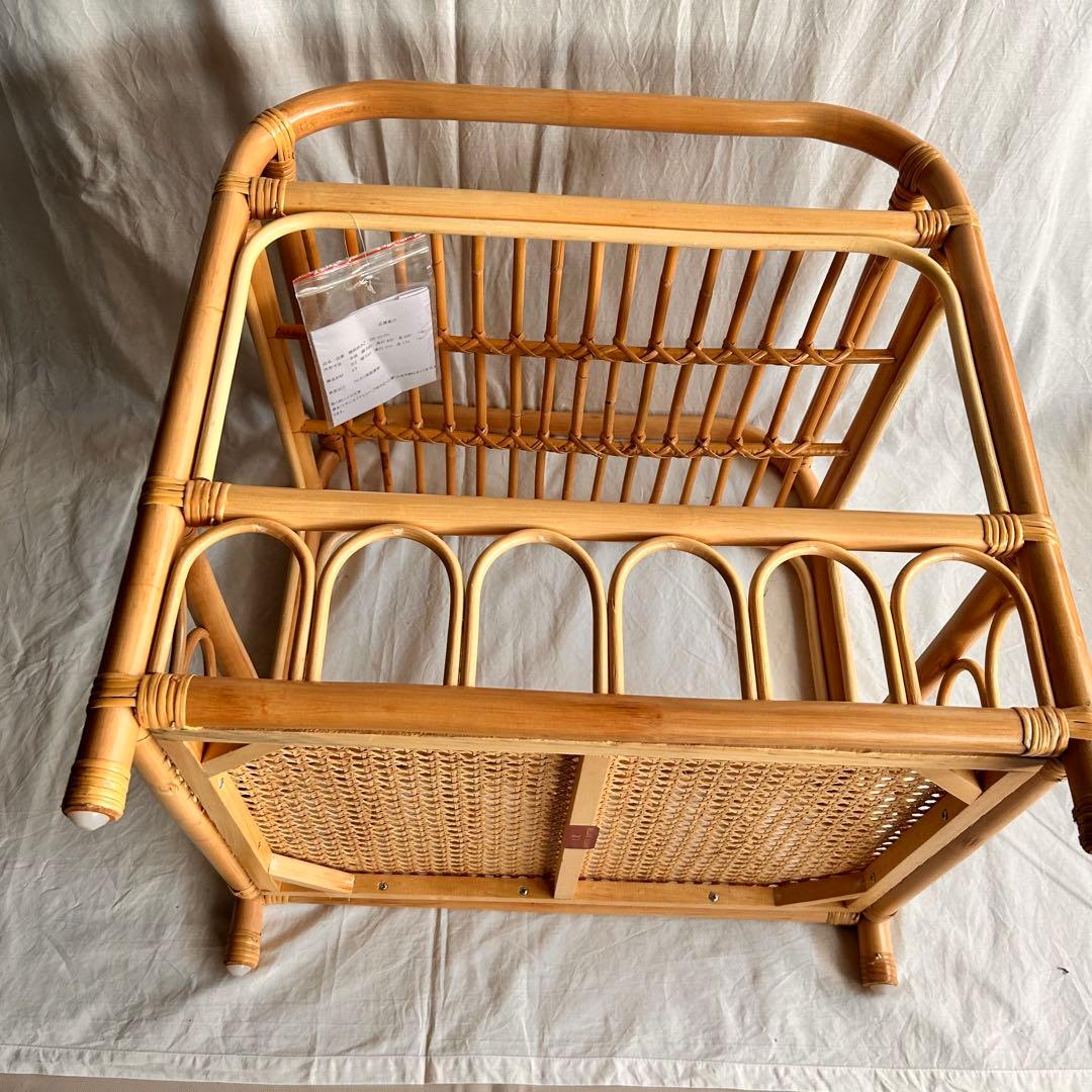 【新品・未使用品】脱衣所用ラタン収納