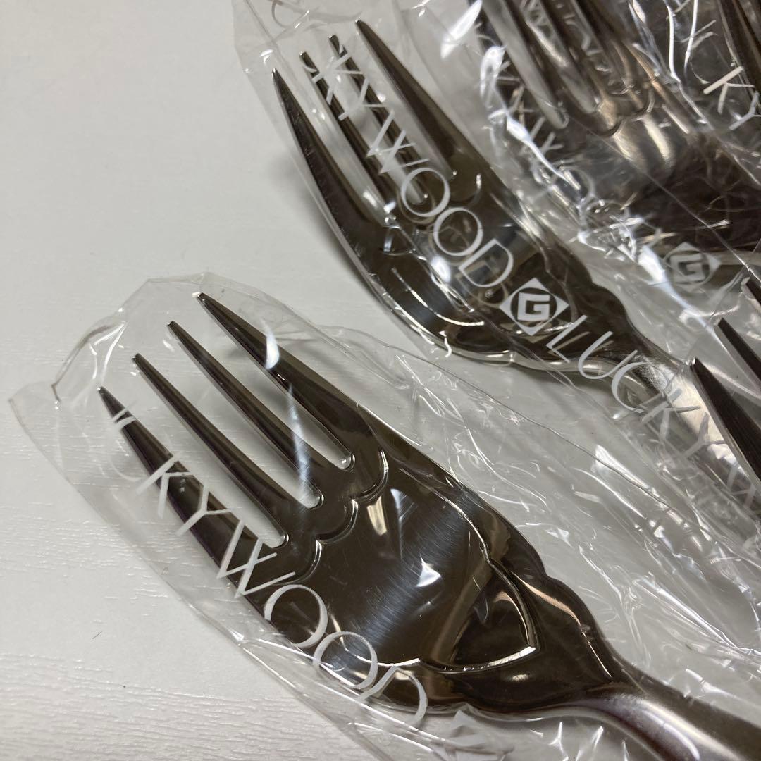 LUCKY WOOD18-12ステンレス　高級カトラリーセット 24点