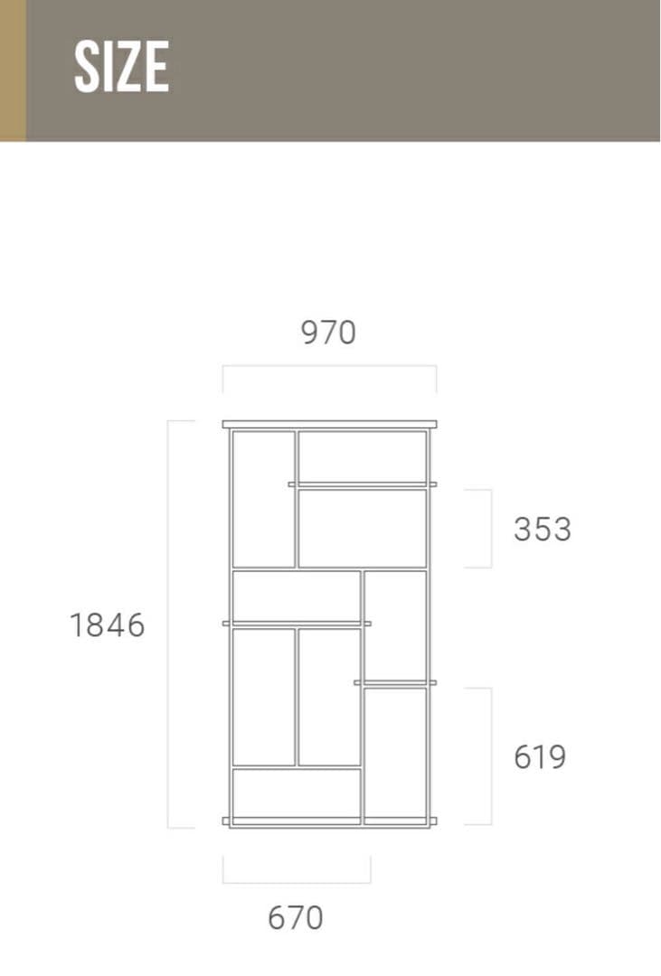 アルモニア　シェルフ　定価16万　ARMONIA 高級有名ブランド　家具