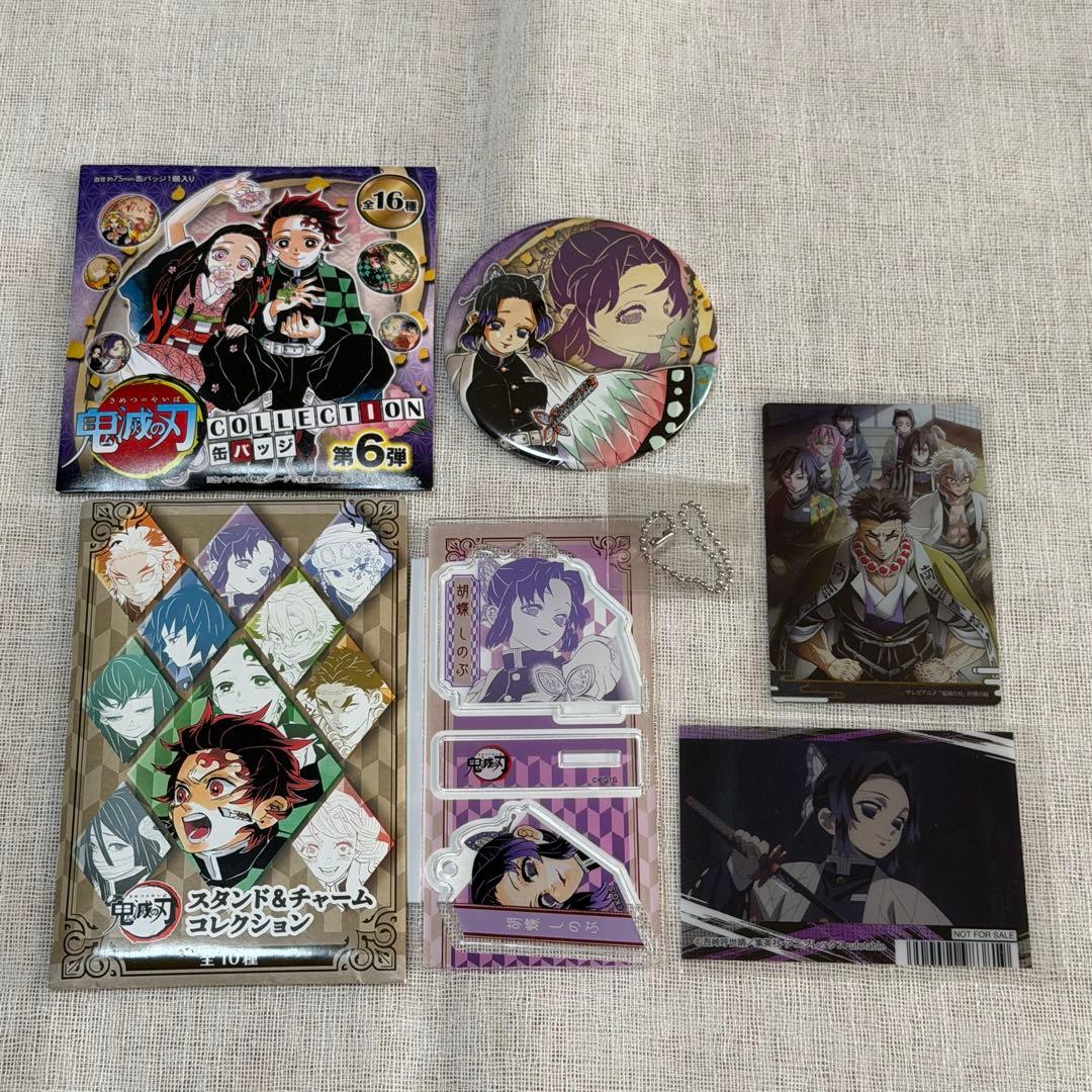 鬼滅の刃 スタンド＆チャームコレクション 原画展 缶バッジ 胡蝶しのぶ