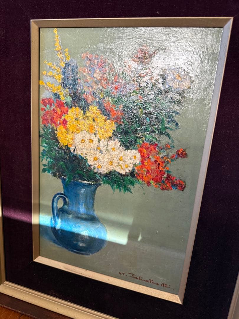 86.「タイトル不明」髙橋一善 油絵 美術品・アンティーク・コレクション