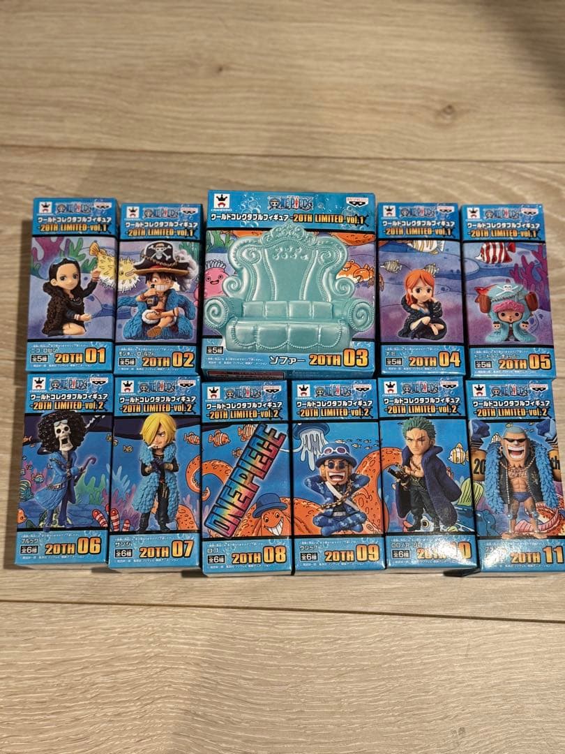 ワンピース ワールドコレクタブルフィギュア 20TH LIMITED 20周年