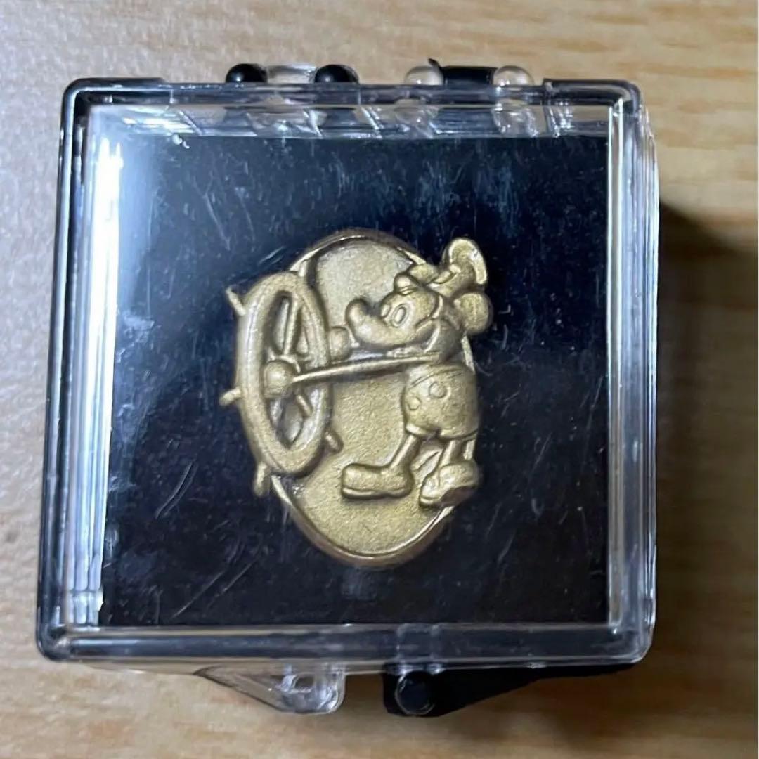 非売品】Disneyディズニーキャスト勤続1年記念アワードピン 蒸気船