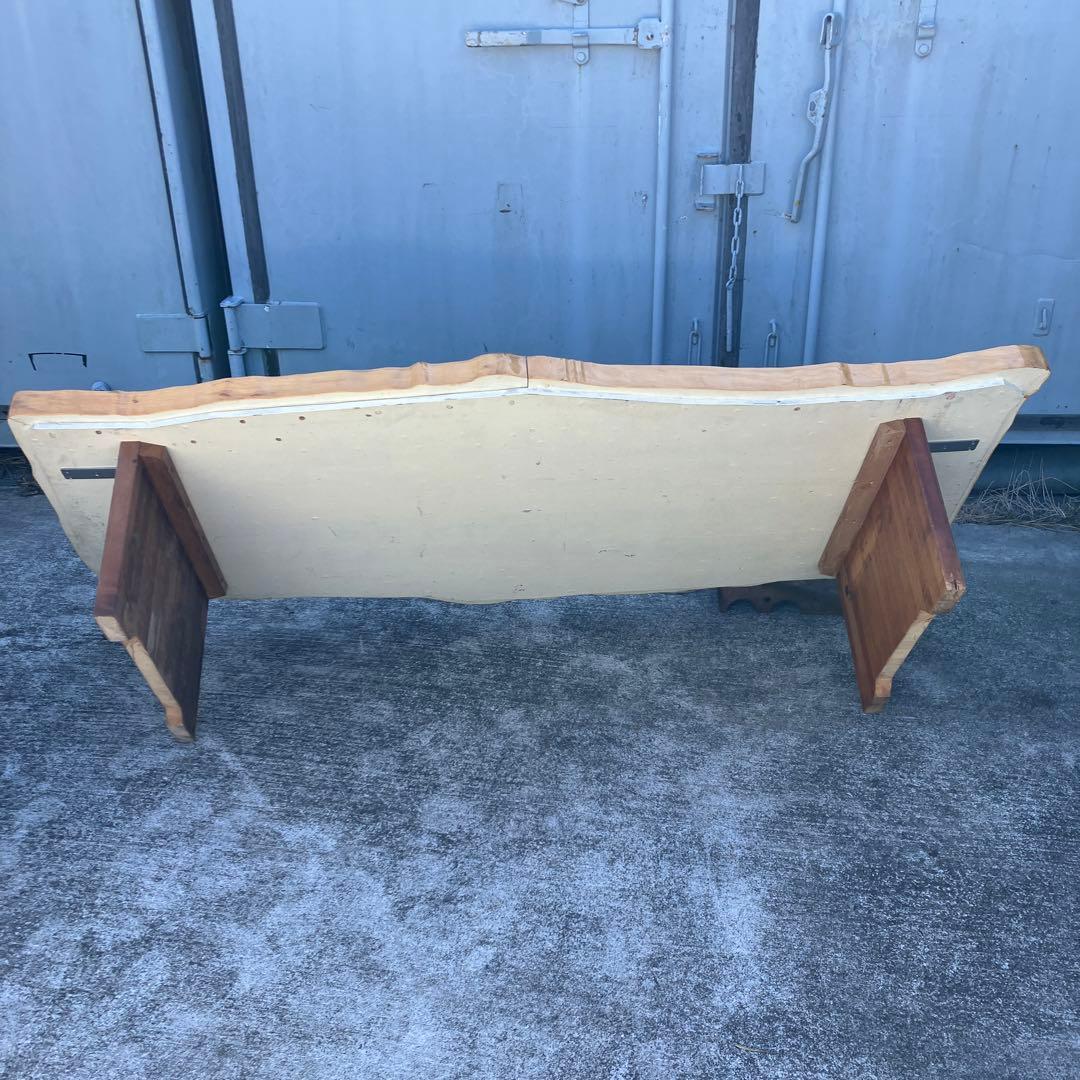 昭和レトロ 一点物 銘木一枚板風 長テーブル 座卓 古家具 ビンテージ 古民家