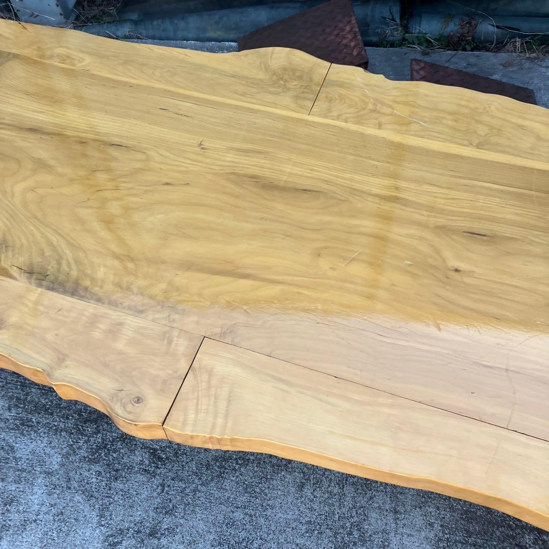 昭和レトロ 一点物 銘木一枚板風 長テーブル 座卓 古家具 ビンテージ 古民家