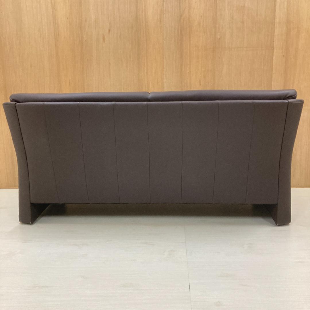 IDC大塚家具 ヒモラ himolla 総革　3人掛けソファ 　トリプルソファ