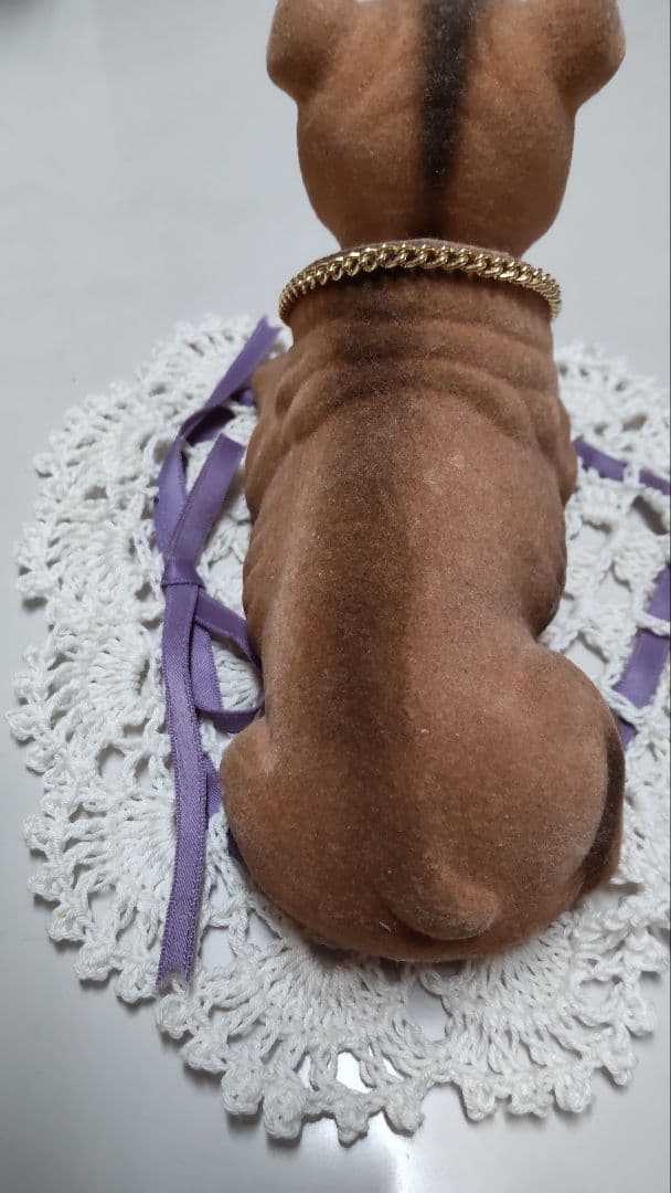 希少　昭和レトロ　犬の置物 （割れない紙質　ペーパーマシエ製）