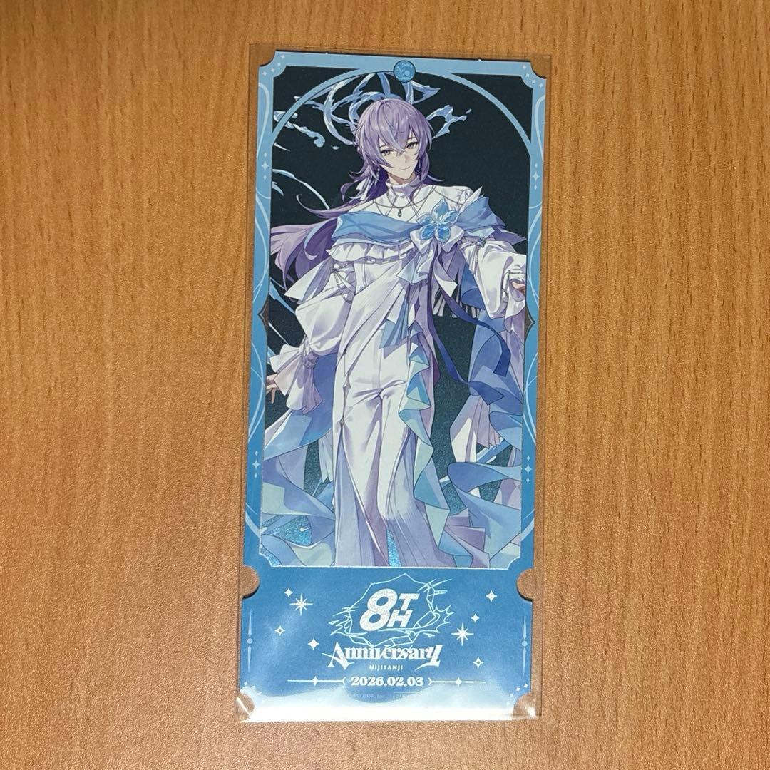 星導ショウ 8周年 チケット風カード にじさんじ - メルカリ