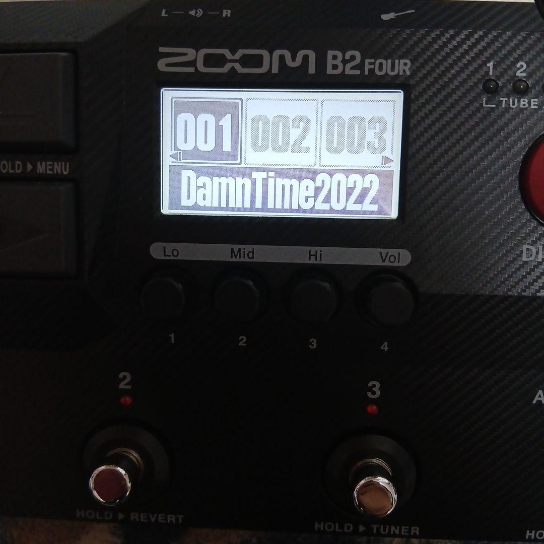 ZOOM B2 FOUR ベースエフェクター