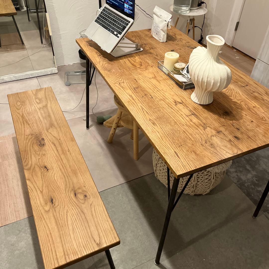 sikaku テーブル　ベンチ