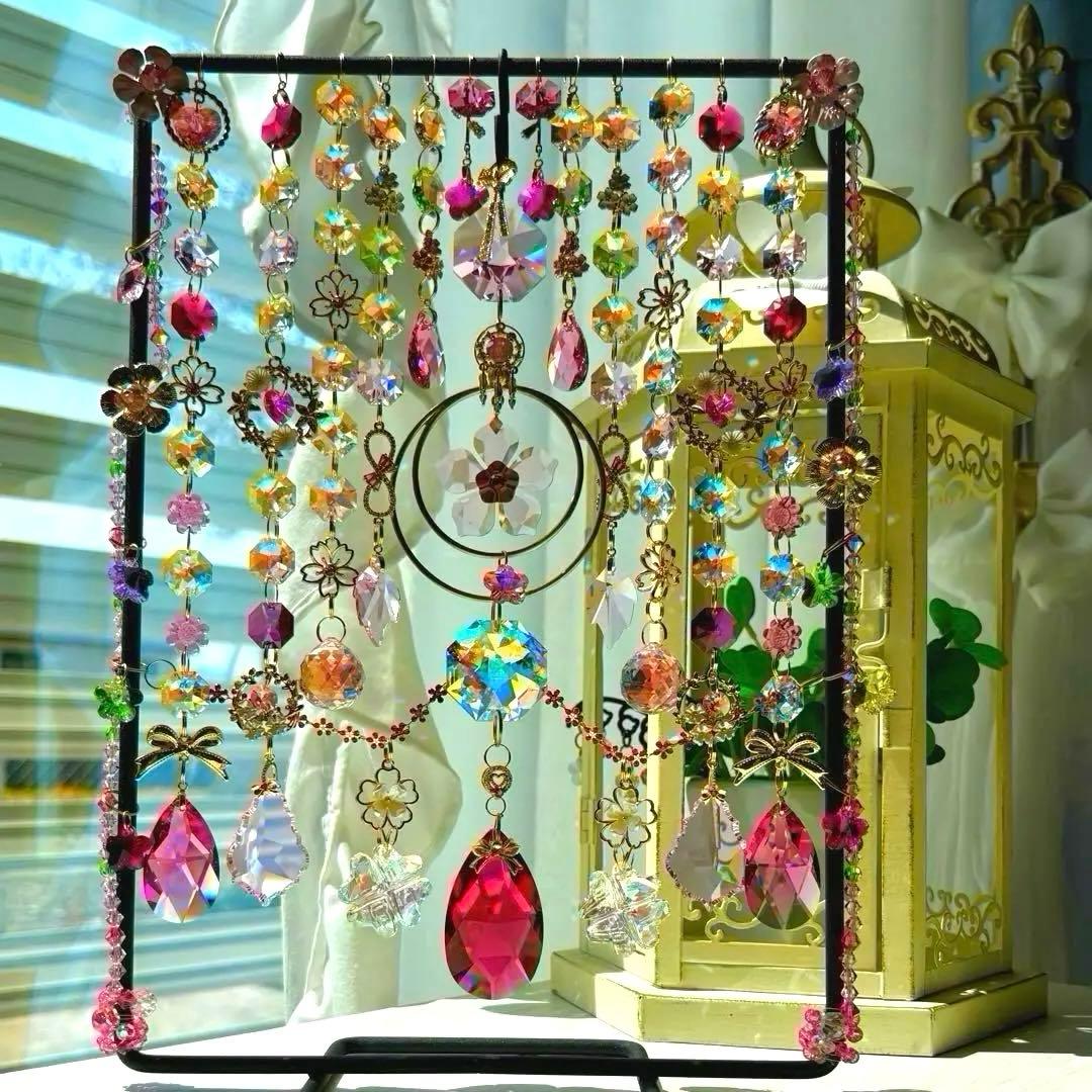 桜SAKURA桜SWAROVSKIオーナメント✩.*˚ 置き型サンキャッチャー