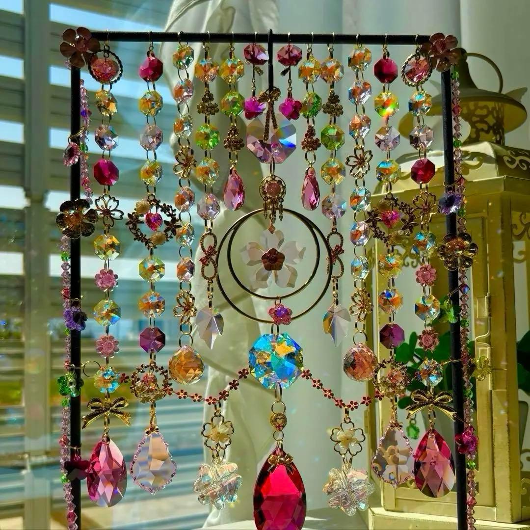 桜SAKURA桜SWAROVSKIオーナメント✩.*˚ 置き型サンキャッチャー