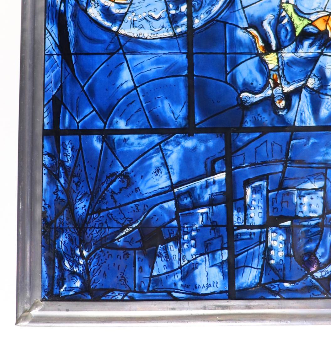 マルク・シャガール 大型ヴィンテージ ステンドグラス アメリカウィンドウズ3/4