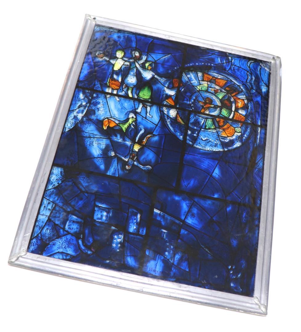 マルク・シャガール 大型ヴィンテージ ステンドグラス アメリカウィンドウズ3/4