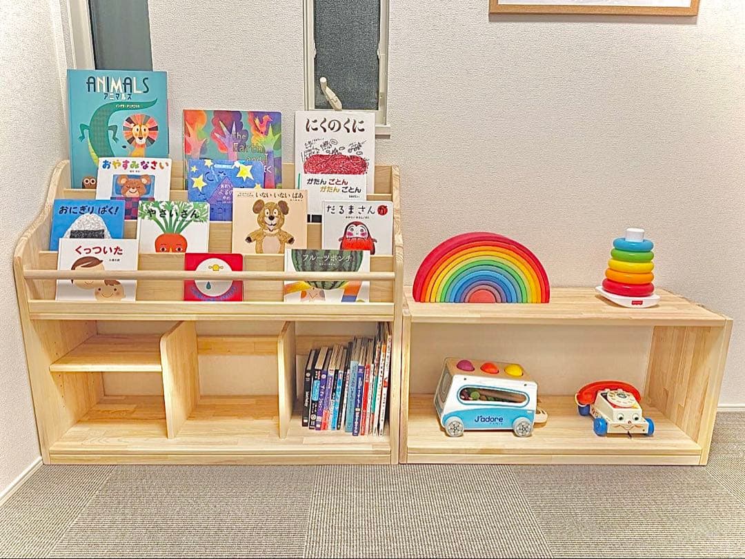 ①Tenko様　絵本棚、おもちゃ棚セット