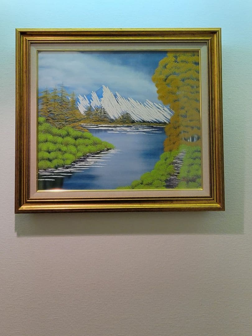 絵画 Winter Mountains