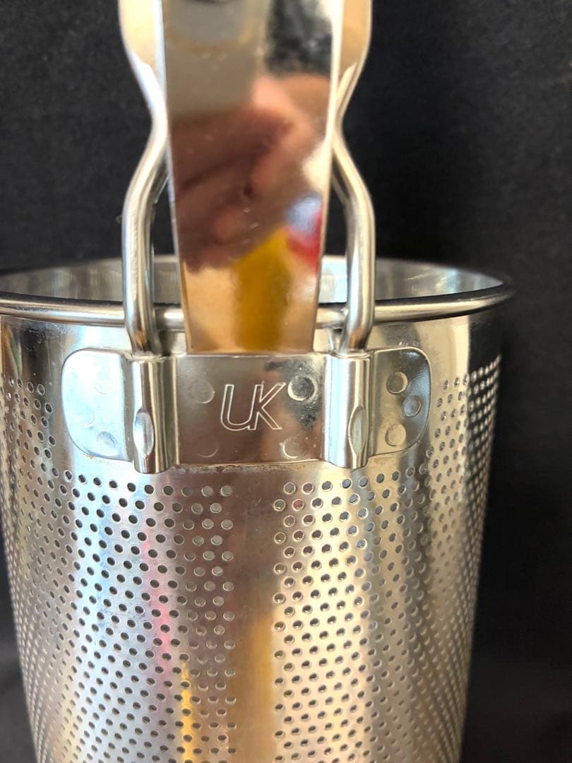 テボ　パスタ　湯切り　パンチング　2点　美品