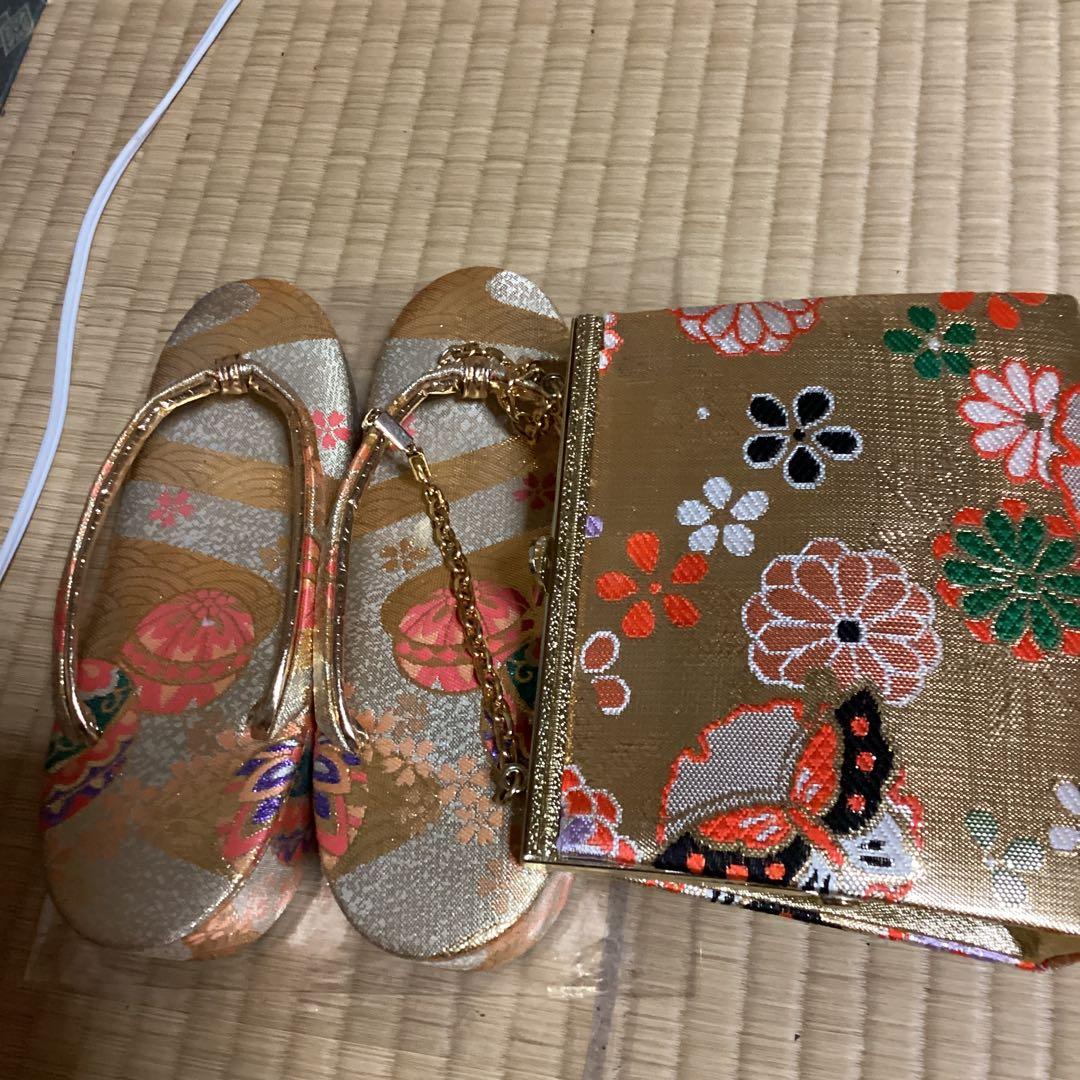 七五三小柄七歳フルセット　帯幅14、5センチ、草履21センチ