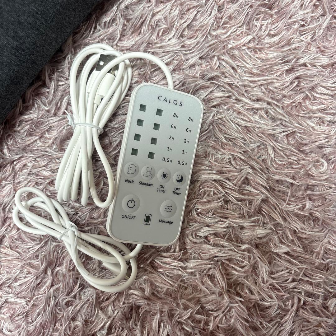 CALQS /SurvaQ首と肩がホッとする枕PLUS 温マッサージ機能付き