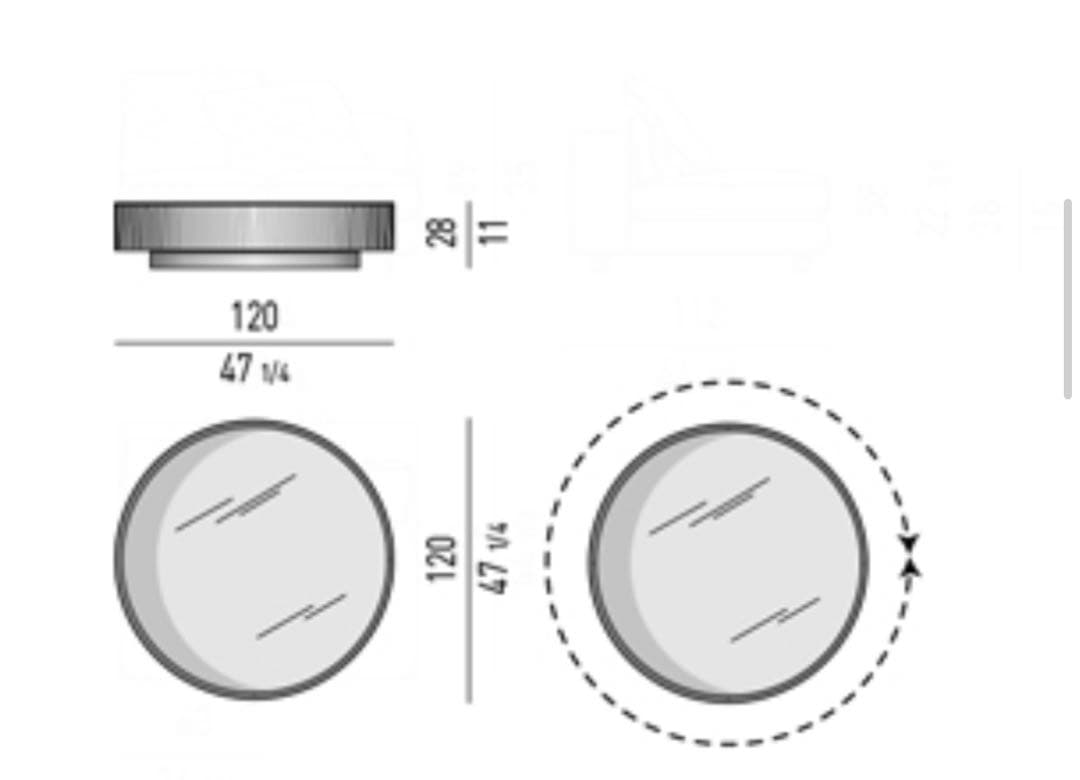 定期250万円　Jeff センターテーブル　Minotti