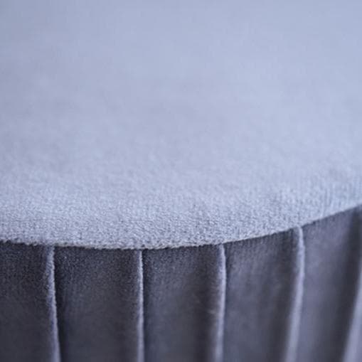 円柱型スツール グレー小