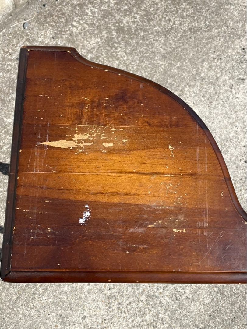 コーナー棚　電話台　華台　ヴィンテージ