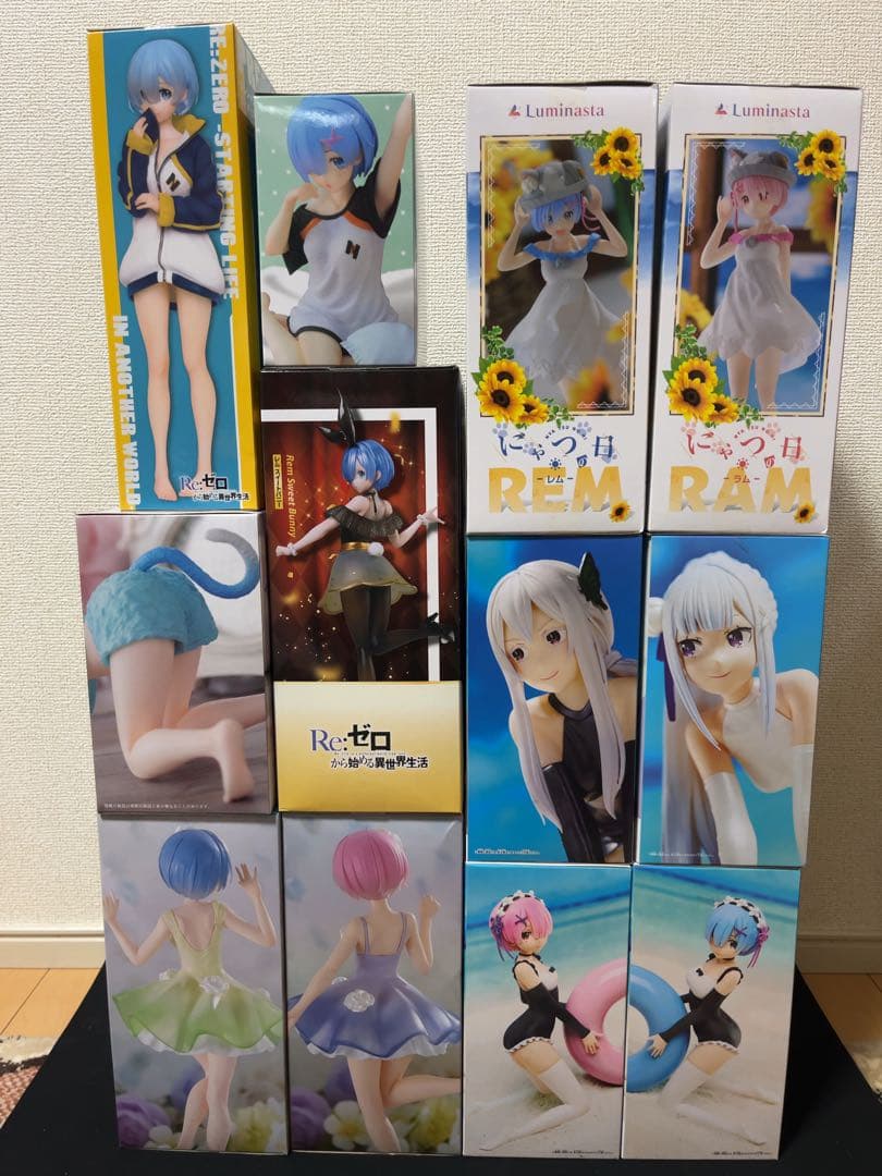 リゼロ Re:ゼロから始める異世界生活 フィギュアセット レム ラム エミリア