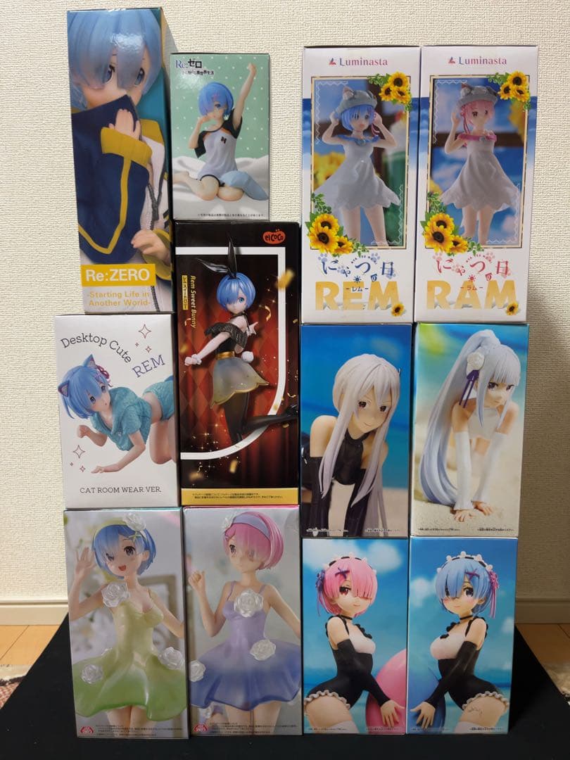 リゼロ Re:ゼロから始める異世界生活 フィギュアセット レム ラム エミリア