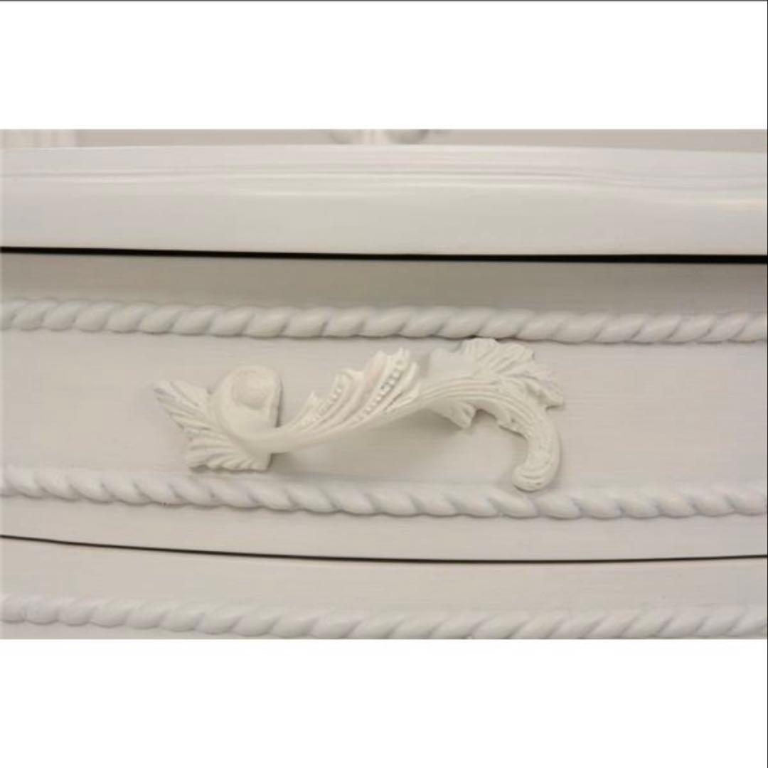 ホワイト アンティーク風 ドレッサー 約幅115cm 定価22万円