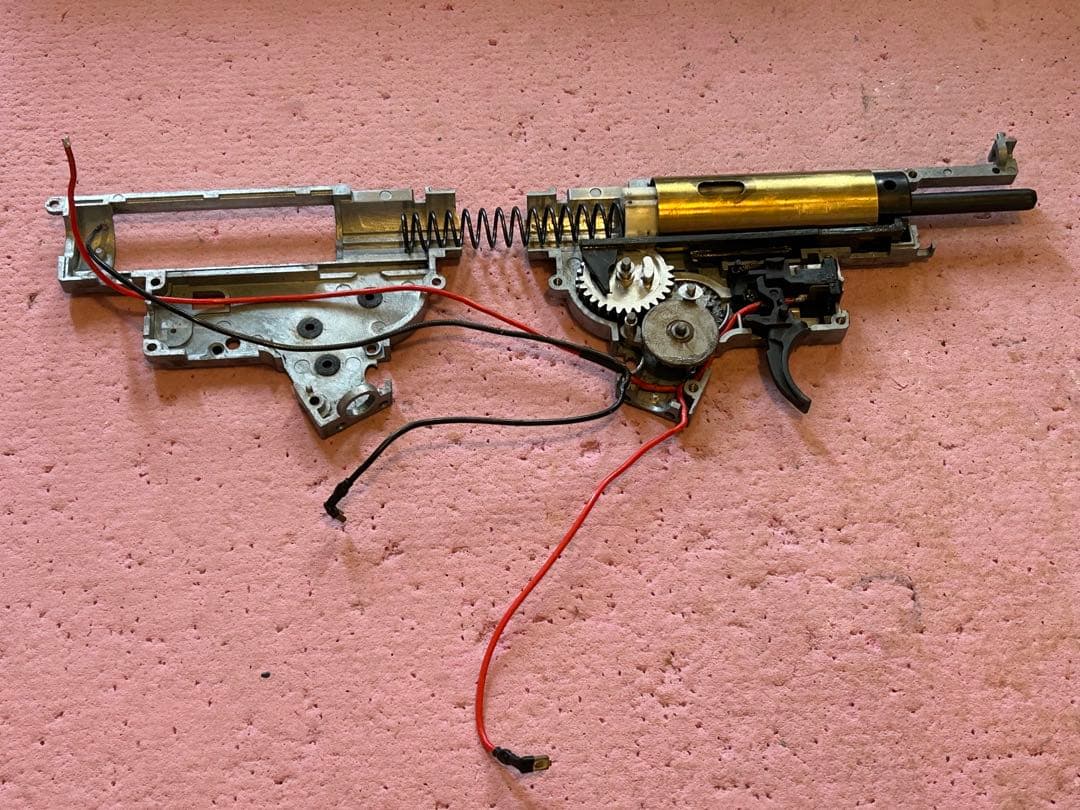 東京マルイ製次世代電動ガンHK416D 内部メンテナンス、ロアレシーバレーザ刻印