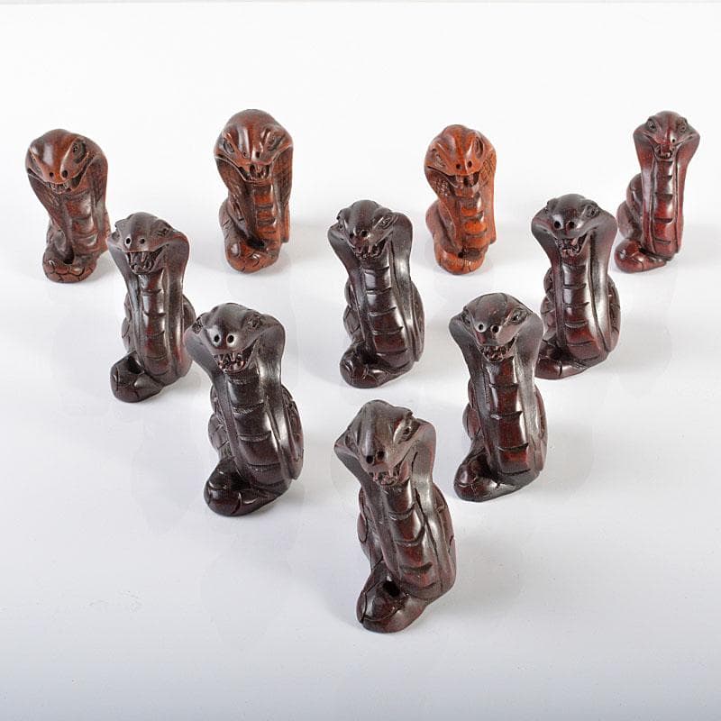 時代提げ物　木彫　蛇　置物　根付　10点まとめて　M　R6166