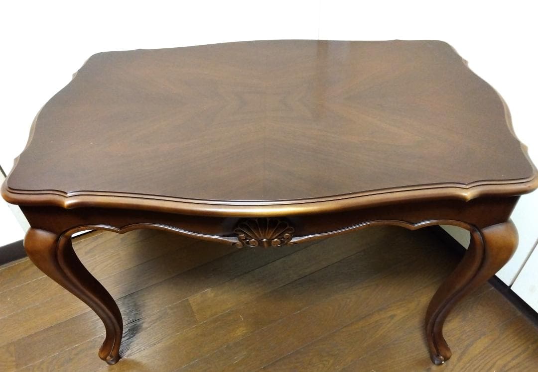 カリモク家具 センターテーブル オールドカリモク 美品 ブラウン 横幅73cm