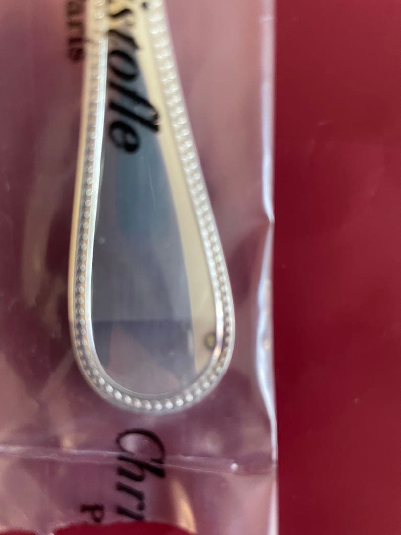 Christofle Perlesシルバーデザートフォーク5本セット