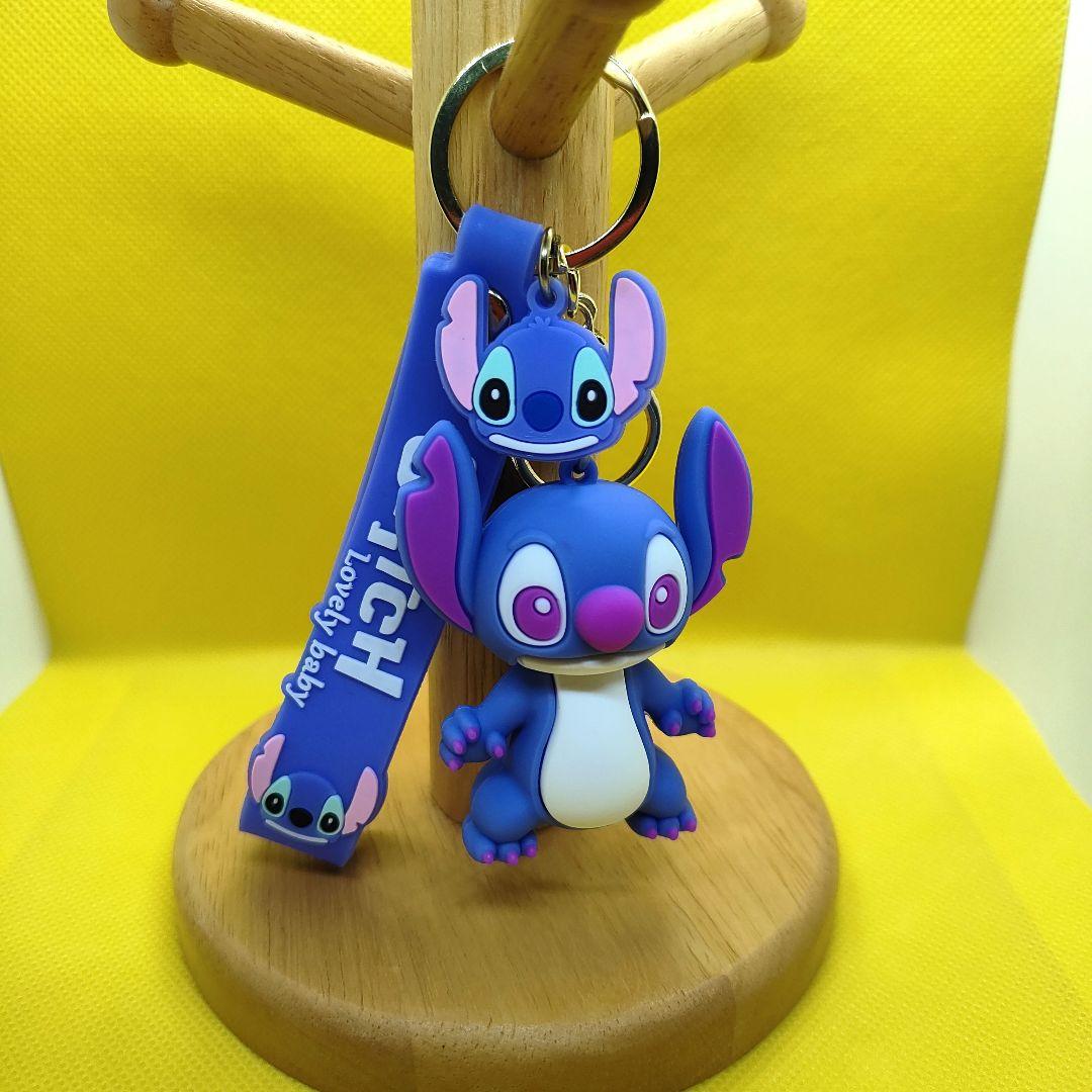 ディズニー スティッチ キーホルダー シリコン製 約10cm - メルカリ