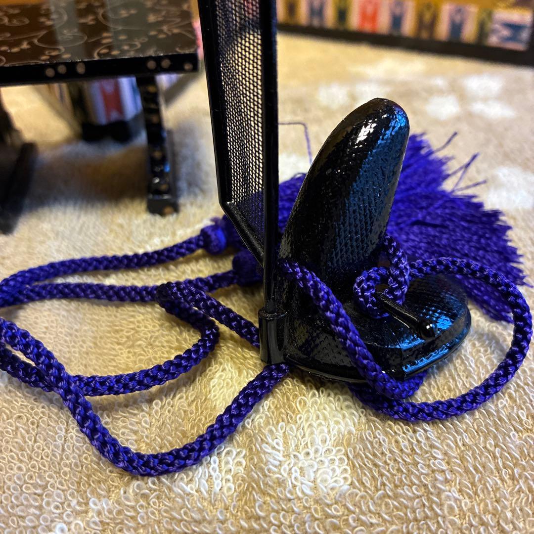 お内裏様雛人形小道具 冠、笏 大きめBTC② - メルカリ