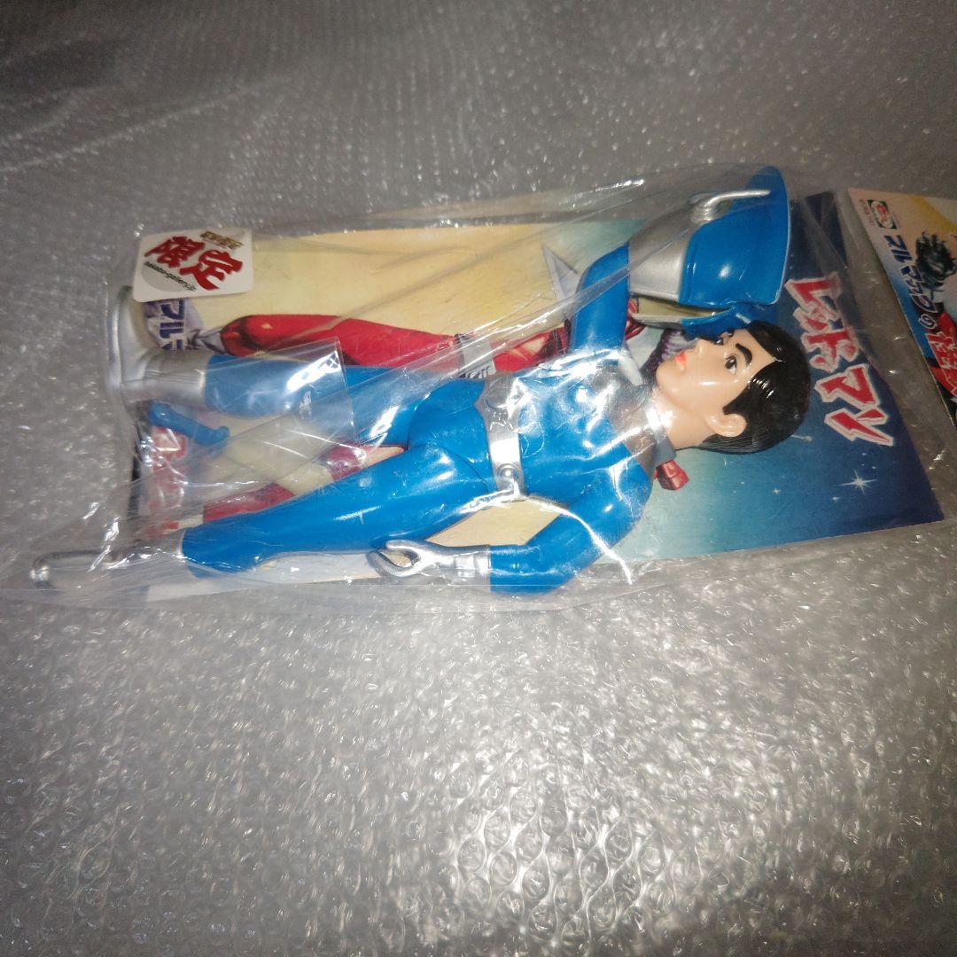 ブルマァク　レッドマン　ソフビ　青　面取れ　未開封